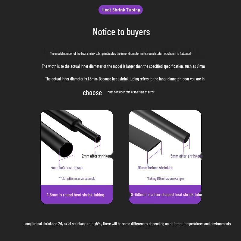 SHOCHAN 2:1 Heat Shrink Tubing