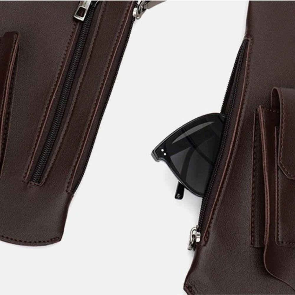 Luxury Mobile Phone Purse Vintage Shoulder Harness Bag High Quality Double Shoulder Pouch Pack