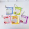 1/3Pcs Mini Anime Badge Storage Bag Protective Shell Toy Doll Bag Transparent Display Bag Pendant Hanging Keychain Decor Gift