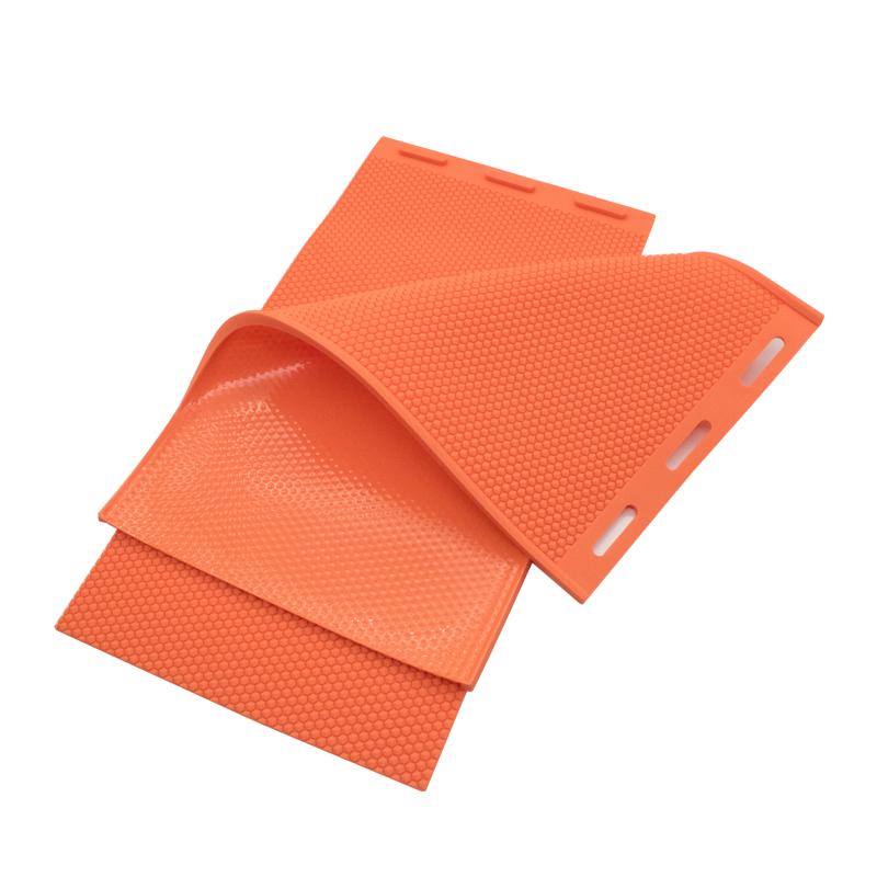 2pcs Rubber Beeswax Press Sheet Mould Foundation Beekeeping Equipment Bee Hive Basis Press Sheet Mould Tools For Beekeeper