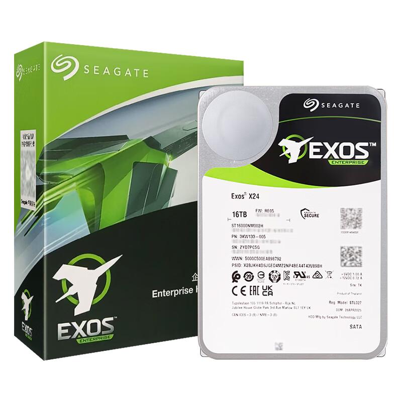 Seagate Exos X24 16TB Enterprise Hard Drive