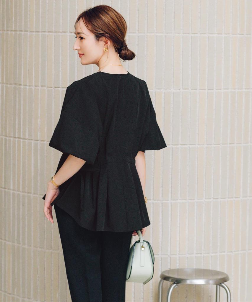 Yours Crew Neck Drawstring Blouse BFXU1798 Medium White Waist-Marked Women's