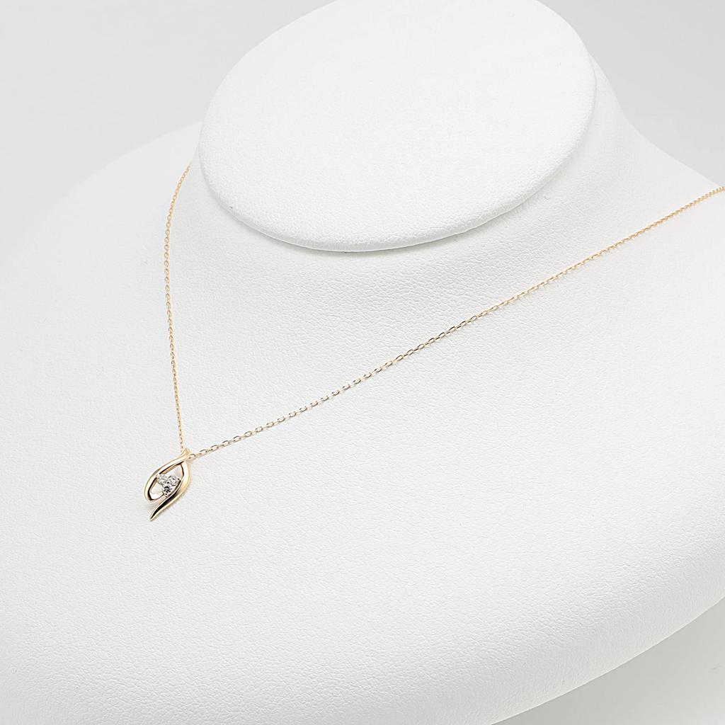ESTELLE K10 Yellow Gold Diamond Necklace [Bloom] [Estelle] 0442-0399-0020-0000