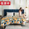 Hengyuanxiang TLS1048 Double-Sided Diamond Pattern Flannel & Coral Fleece Blanket