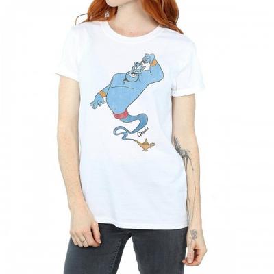 Camiseta feminina/senhora clássica Genie Cotton Boyfriend