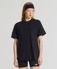 Nyuballanseu Nbneg3V712 / Women Premium Essential Small Logo Short Sleeve T-Shirt (Black)