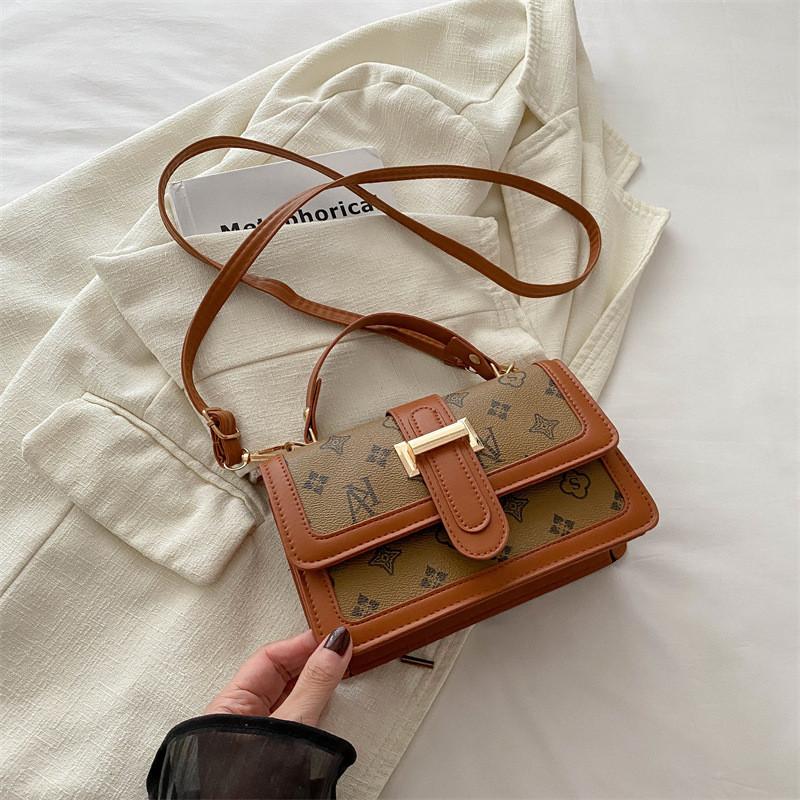2024 New Vintage Style High-quality Single Shoulder Bag With Unique Print Design