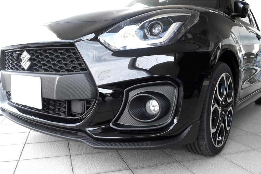 SecondStage Suzuki Swift Sport ZC33S Fog Lamp Matte Black Carbon Fiber S032AES Garnish, Style,