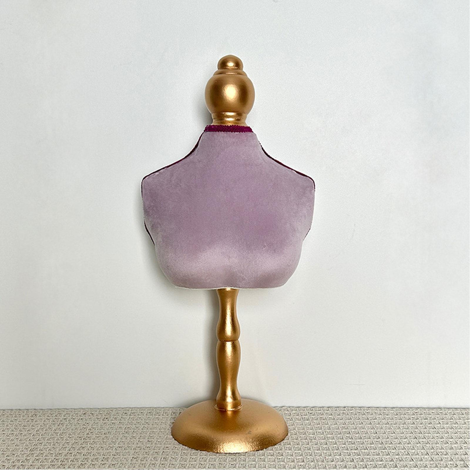 Бюст Подставка для ожерелий Держатель для цепочек Ювелирный органайзер Элегантный для витрины With Base