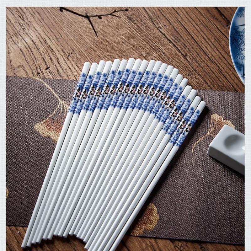 Набор керамических палочек для еды из японского селадона Абай