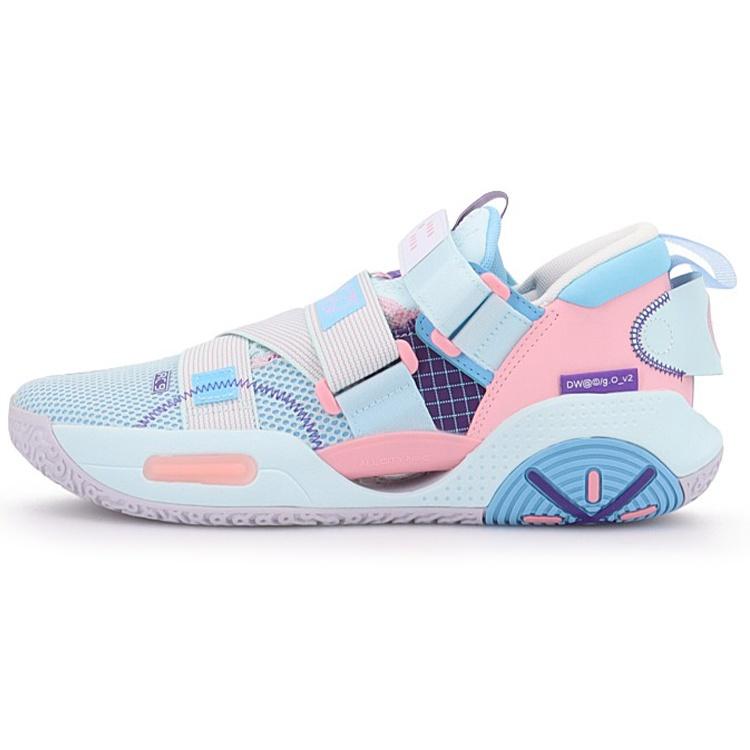 Li-Ning Wade All City 9 V2  Baby Blue Pink  Men s ABAR075-3 EU 45