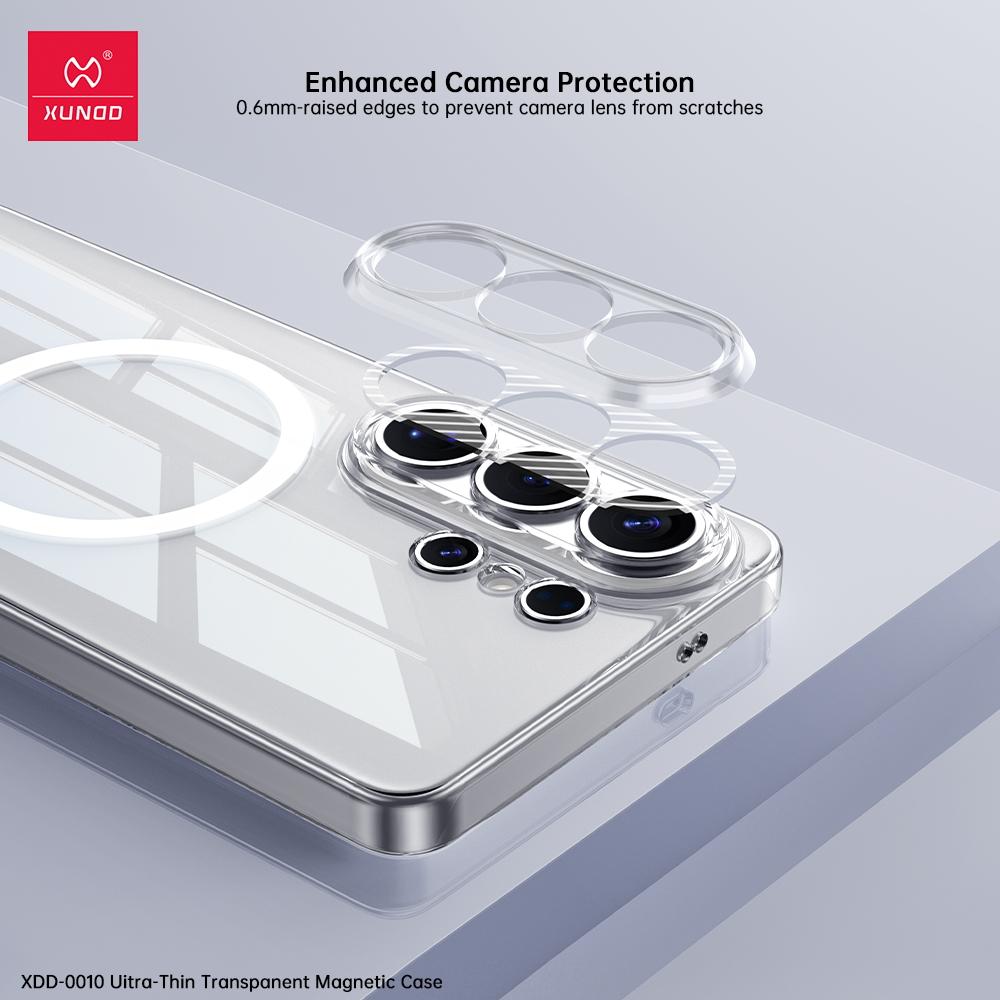 for Samsung Galaxy S26 Ultra Magnetich Case. Camera Protection Ultra Transparency PC Clear Cover, Thin&Lightweight