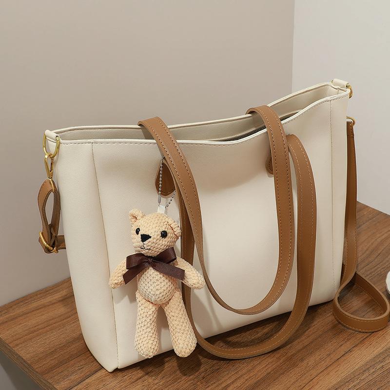 New Autumn and Winter Large-capacity Handbag Genuine Leather Fashionable High-end Single-shoulder Crossbody Bag
