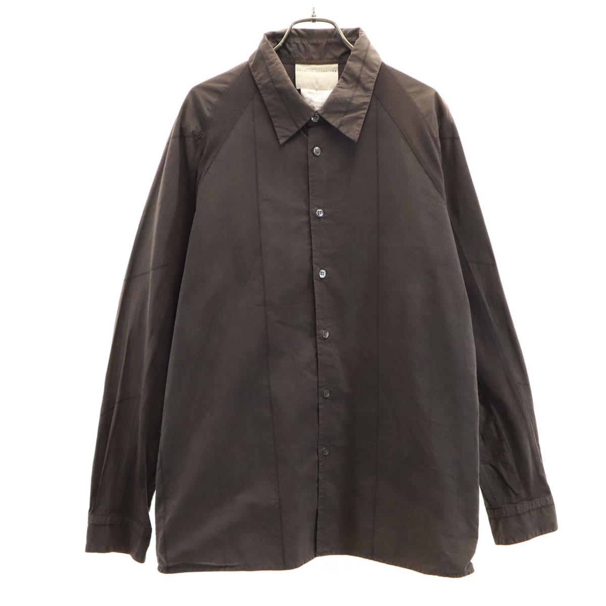 

STEPHAN SCHNEIDER сделано в Японии Хлопковая рубашка с длинным рукавом 5 угольный Мужская Б/У