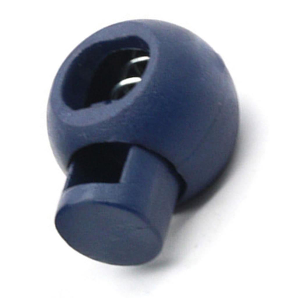 Spring Cord Lock Single Hole End Round Fastener Buttons Slider Toggle Stopper for Backpack Shoelace Sportswear