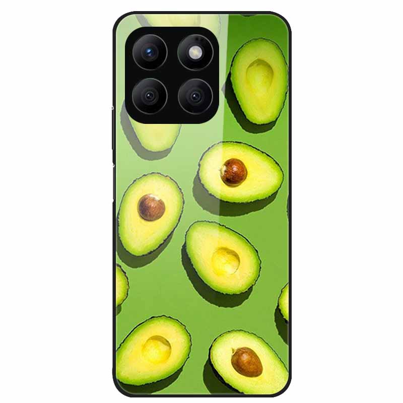 For Honor X8C Case Tempered Glass Hard PC Back Shell for Honor X8C 4G Phone Cases Bumper Covers for HonorX8C X 8C Fashion Shells