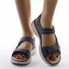 Genuine Leather Women Summer Wedges Non-slip Beach Open Toe Breathable Sandals Light Sport Style Shoes Size 34-42