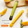 Kitchen Multifunctional Portable 420 Stainless Steel Orange Peeler, Household Fruit Peeler, Jelly Box Opener