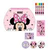 Trousse de papeterie à colorier - Cerda - Disney Minnie - Rose/Violet - Intérieur - Activité créative