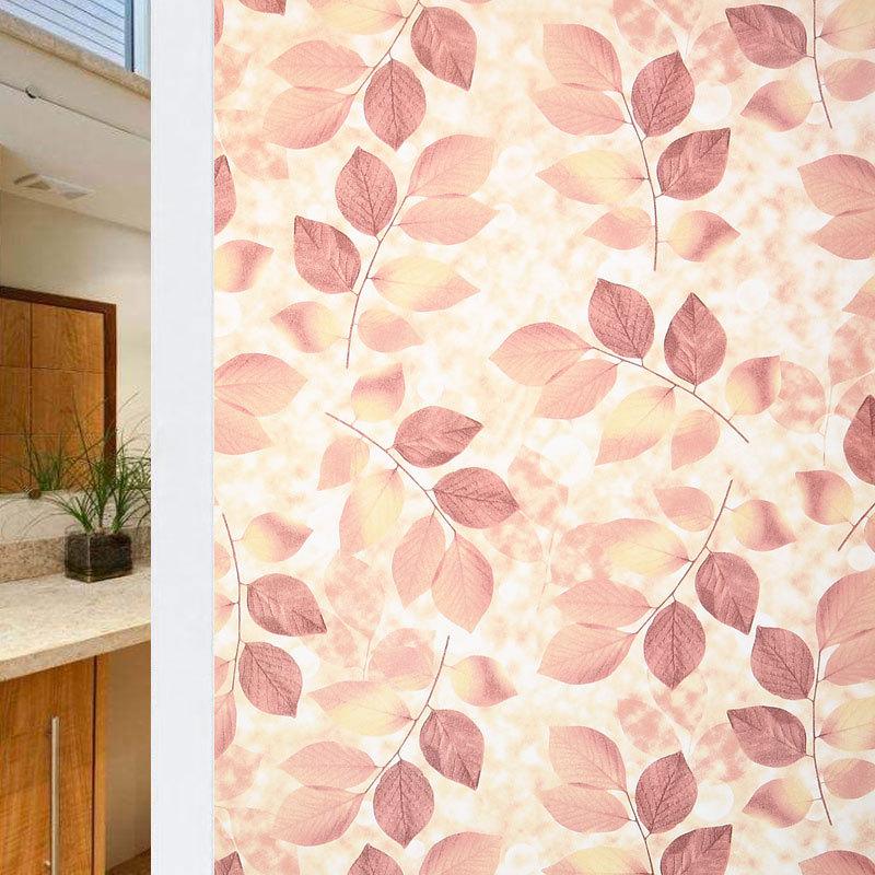 Window Privacy Film Glass WindowFilm Removable Vinyl Door Window CoveringsUV Blocking Sticker for Home Deco