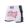High Kick Style Muay Thai Boxing Shorts - Shiny Leather Martial Arts Team Uniform