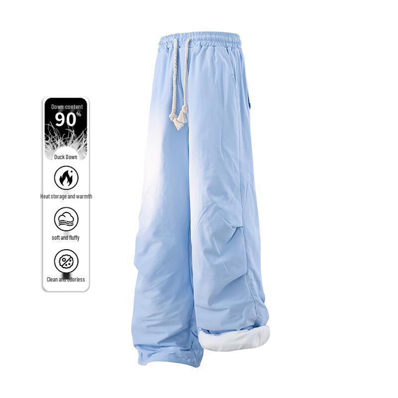 

MEDE Men s 90% White Duck Down Insulated Winter Ski & Casual Pants M