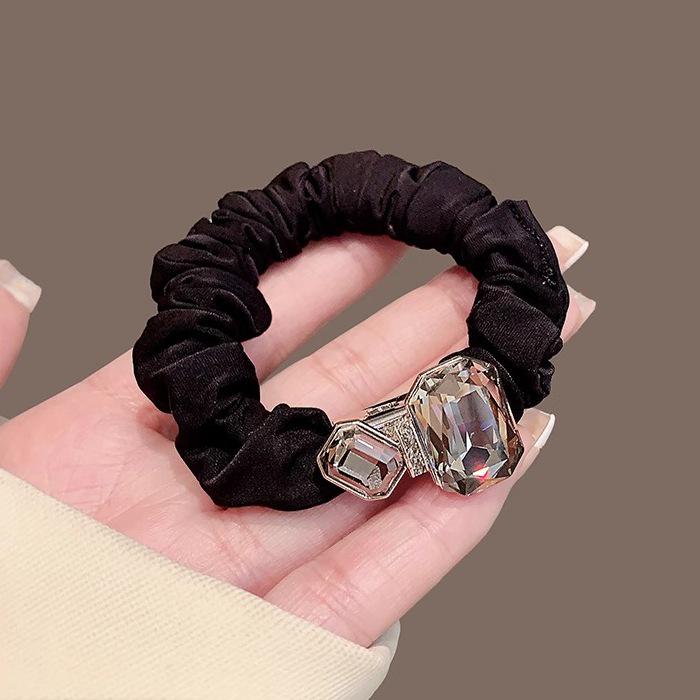 Coreean Retro Ochi de Pisică Stras Floare Elastic de Păr Bandă Elastică