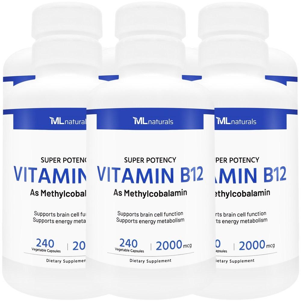Good Premium My Life Naturals Vitamin B12 (Methylcobalamin) 2000 mcg 6 pcs 240 Tablets