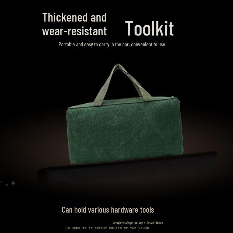 Werkzeugtasche aus Canvas mit großer Kapazität für Schraubendreher & Reparaturwerkzeuge