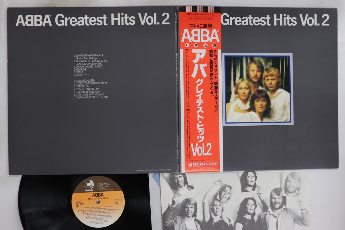

LP Record ABBA - Greatest Hits Vol 2 DSP5113 DISCOMATE 1979 Japan Obi Pop Used