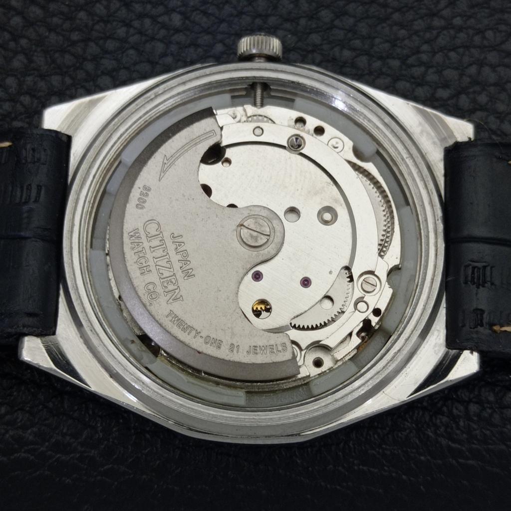 JAPAN MENS VINTAGE CITIZEN AUTOMATIC 8200 WATCH A500309-2 R151b-a500309