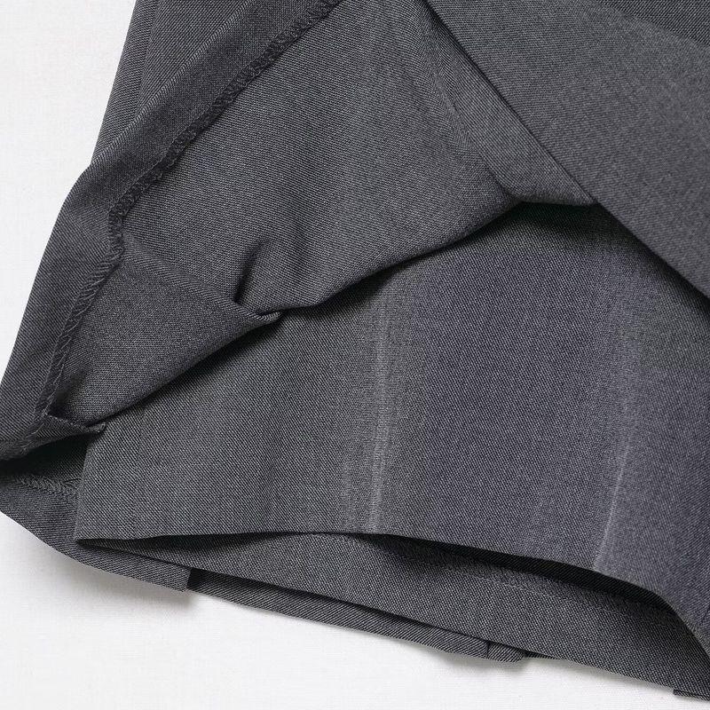 Kaslead New Women Clothes Western Style Fashion Check Skirt Pants Belt Short Dress 3046047 802