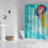 Hushåll vattentätt tyg hushåll duschdraperitillbehör duschdraperi 240 * 200 hem marin stil duschdraperi