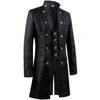 Men Victoria Edwardian Steampunk Trench Coat Frock Outwear Vintage Prince Overcoat Medieval Renaissance Jacket Cosplay Costume