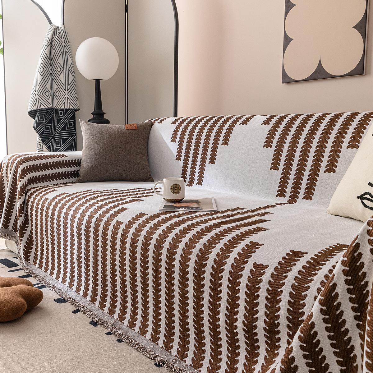 

Универсальное диванное полотенце Four Seasons из синели, простой чехол для дивана, нескользящая подушка для дивана с защитой от кошачьих царапин, ощущение премиум-класса 180*130cm