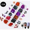 1 Box Halloween Ghost Pumpkin Shape Holographic Festival Glitter Sequins For DIY Making Art Craft Nail Decoration Accessories
