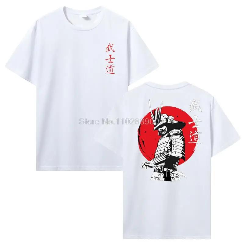 Japan Samurai Spirit T Shirts EU Size 100% Cotton Tops Bushido Male Gifts Tee Streetwear Clothing T Shirts For
