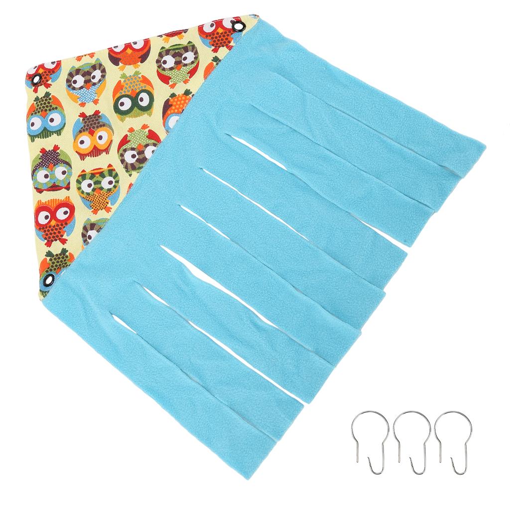 Animal Corner Hideout Canvas Flannel Corner Tent for Hamsters Ferrets Chinchillas