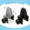 Desk Partition Clip Clamp Adjustable Fits 0.4-2cm Panels, Accessories, Sneeze Guard Holder,