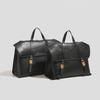 2024 High-End Retro Briefcase Backpack: Large-Capacity Commuter Tote & Laptop Bag