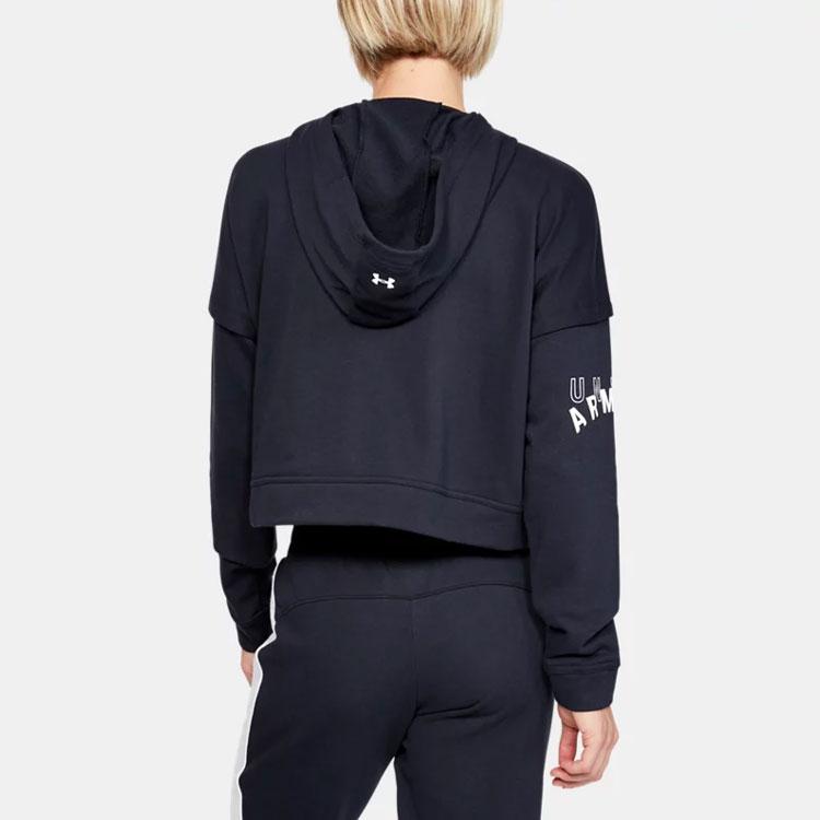 Under Armour Terry Training Hoodie Women Hoodies Black 1351806-001