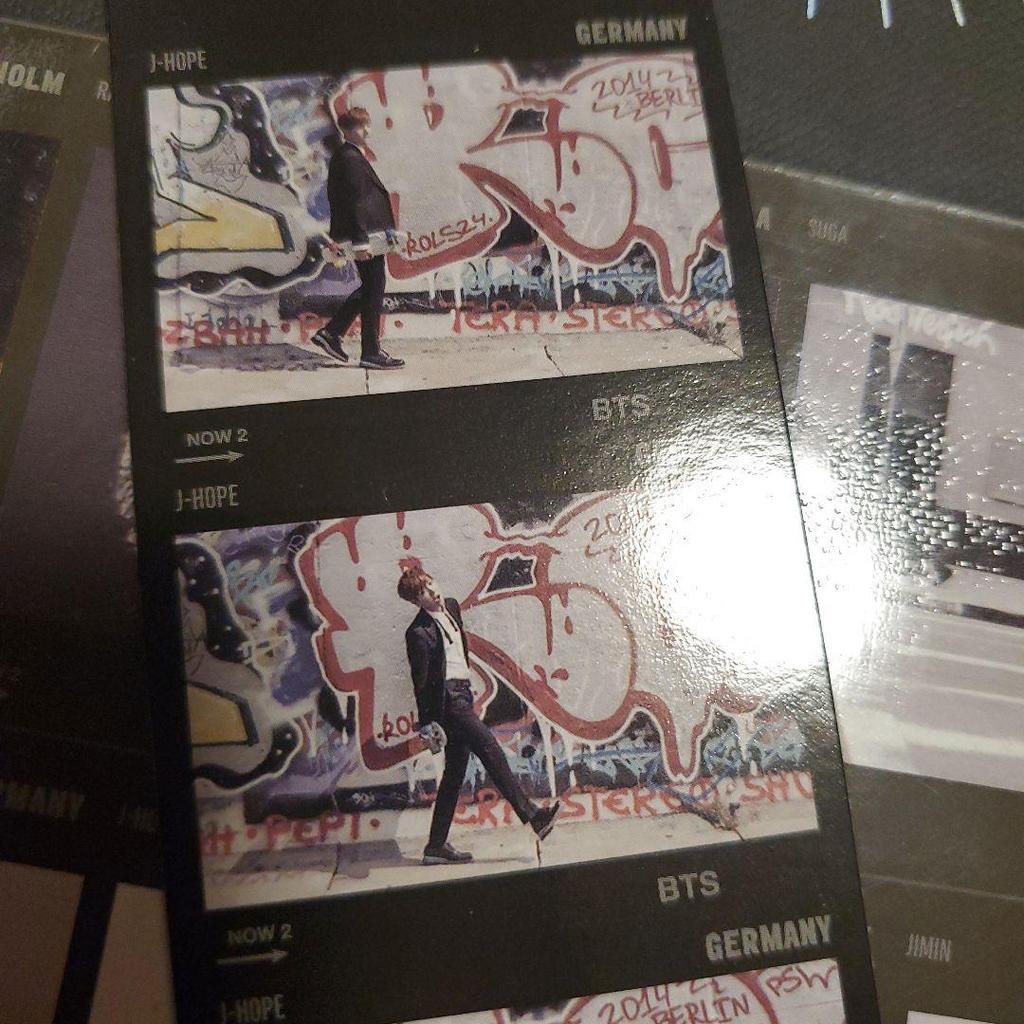 [USED] BTS Rare Official J-HOPE Hoseok Hobi NOW2 Bookmark