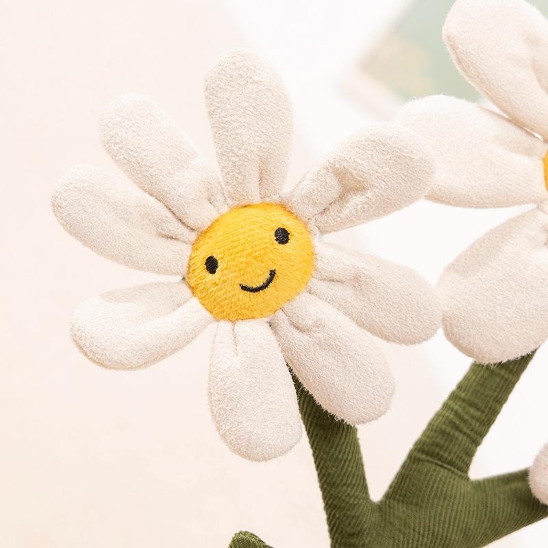 Jelly Cats Fun Little Daisy Potted Doll Tulip Narcissus Potted Plush Toy Decoration Decoration