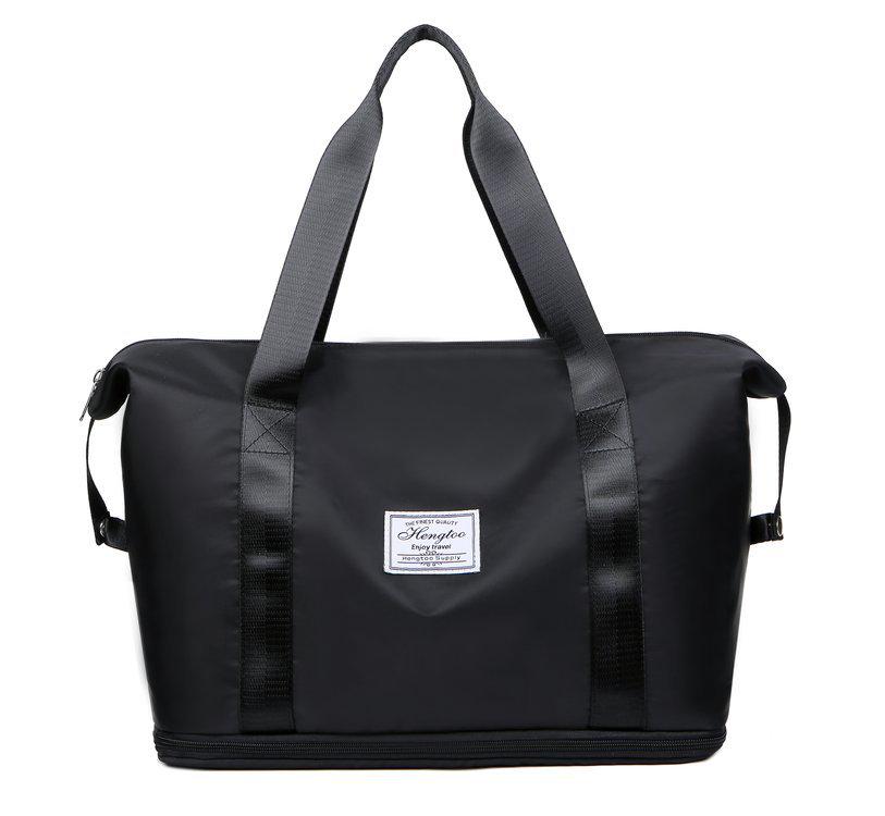 Foldable Sports Fitness Bag: Wet/Dry Separation, Large Capacity Travel and Student Handbag