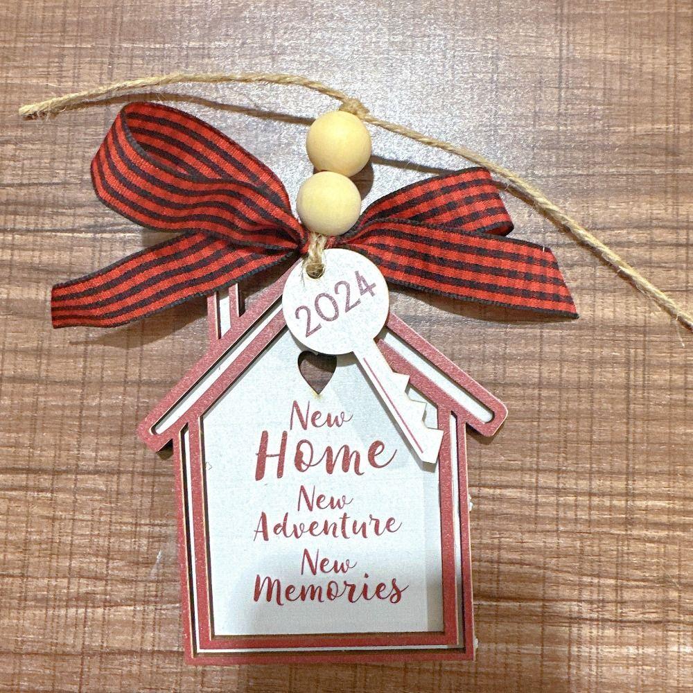 

4 Inches Wooden Handicraft Pendant 2024 Home Decoration Wooden Pendants Room