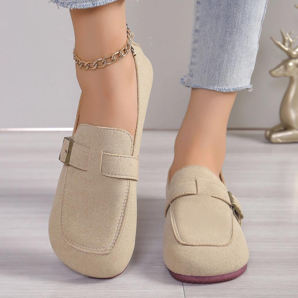 Fashion Women Flats Shoes New Casual Business Loafers Shoes for Women Comfortable Faux Suede Fashion Sneakers Women Zapatos De Mujer