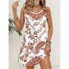 Summer Women's Dress Creative 3D Printed Casual Round Neck Sleeveless Vest Dresses Fashionable Printed Plus Size Casual Versatile Dresses