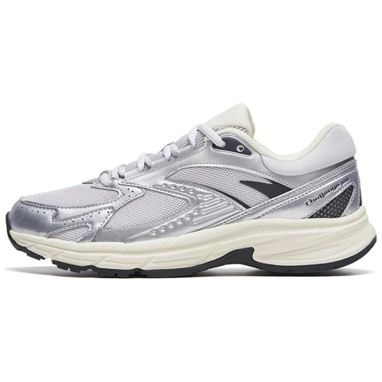 (WMNS) ANTA Running Series Sneakers Grey Silver White Women s 122245595-5 EU 35.5
