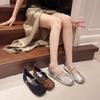 Modne Damskie Buty Modne Damskie Baleriny Jesienne Okrągły Nosek Panterka Miękka Podeszwa Codzienne Wygodne Baleriny Buty Biurowe