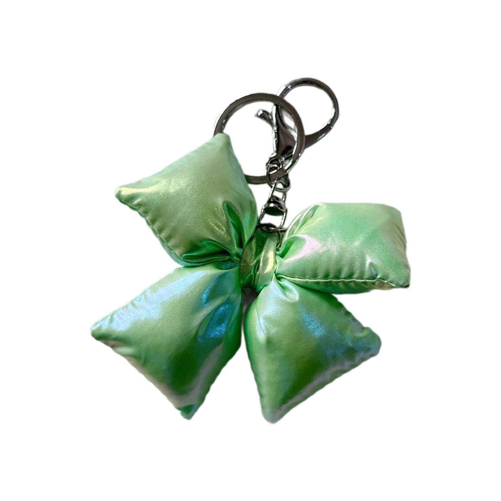 

Уникальный брелок с бантиком, подвеска для мобильного телефона, цепочка, привлекательное кольцо для ключей, украшение, подвеска для сумки для различных случаев зелёный